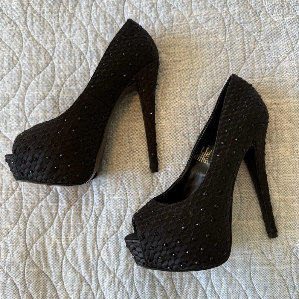 Steve Madden Peep-Toe Heels